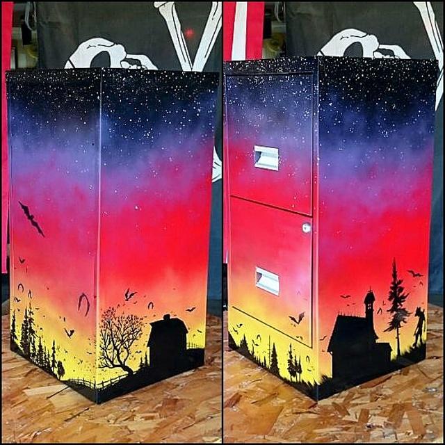Sunset Farm on Filing Cabinet